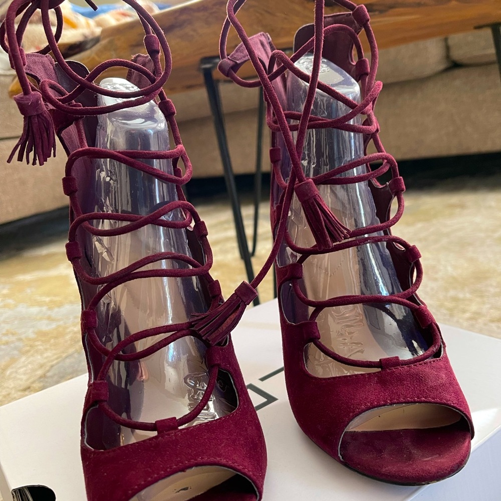 Aldo lace up heels